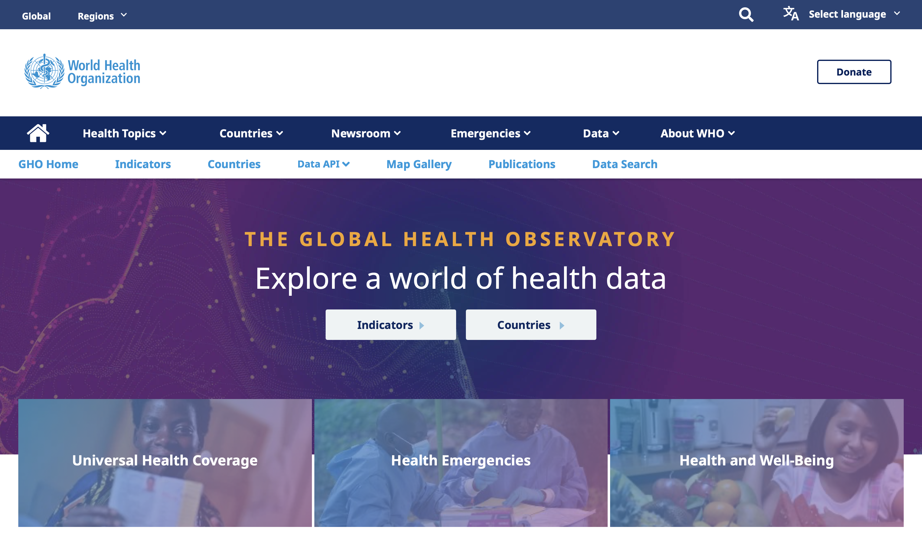 GHO Sample Data